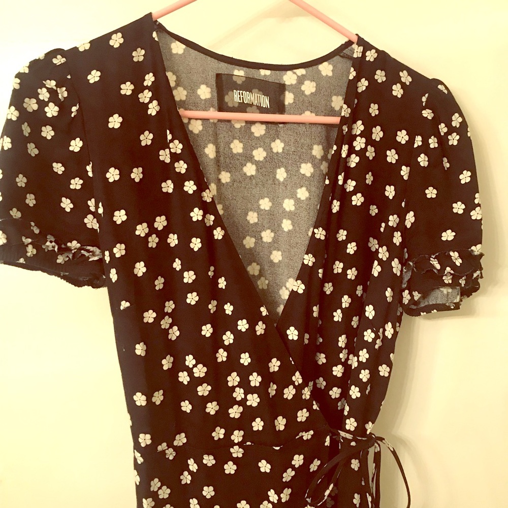 Reformation Addy Wrap Dress